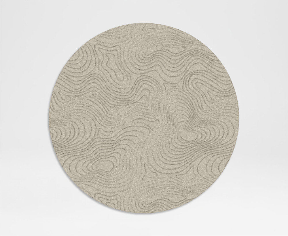 Sonar Pile Round Rug - 300X300 CM