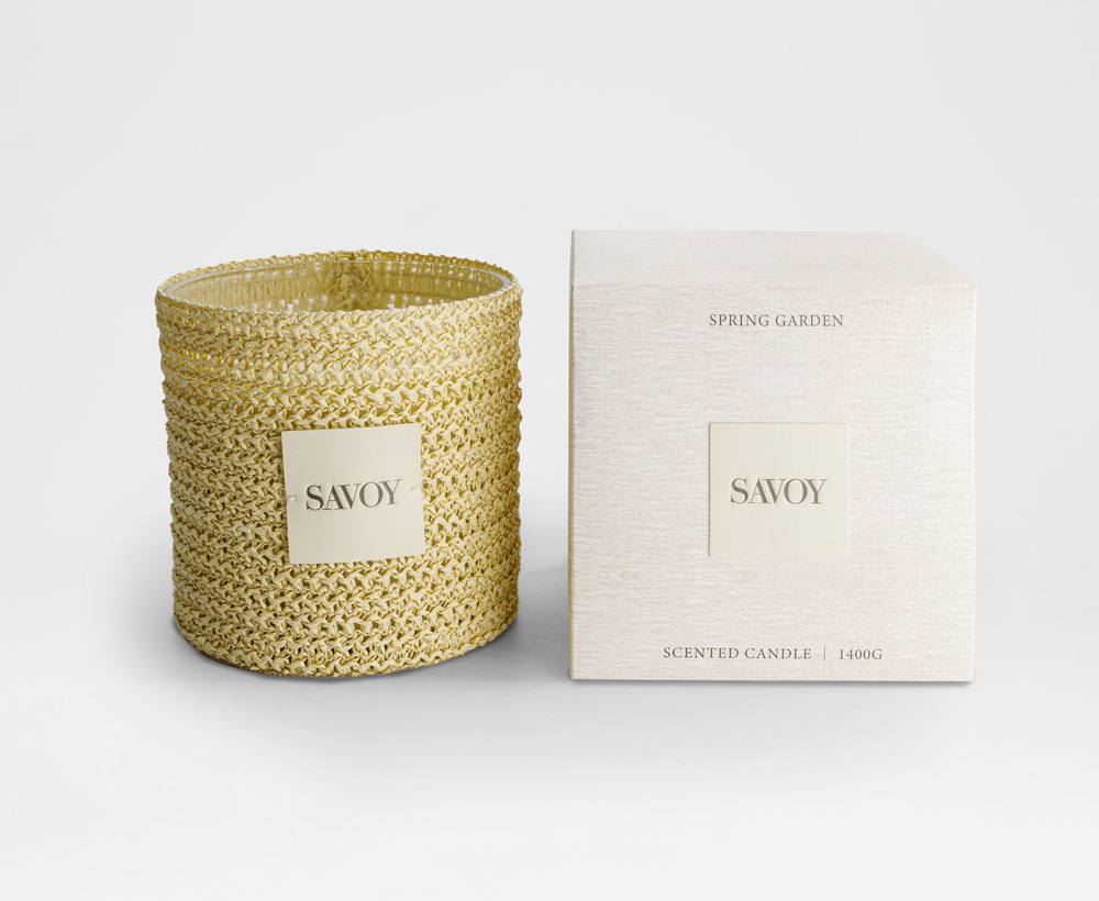 Kaori Floral, Citrus Scented Candle - 1400 G