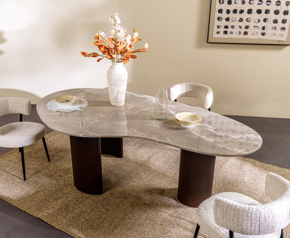 Farlay 6str dining table 220x120x68 grey Farlay 6str dining table 220x120x68 grey