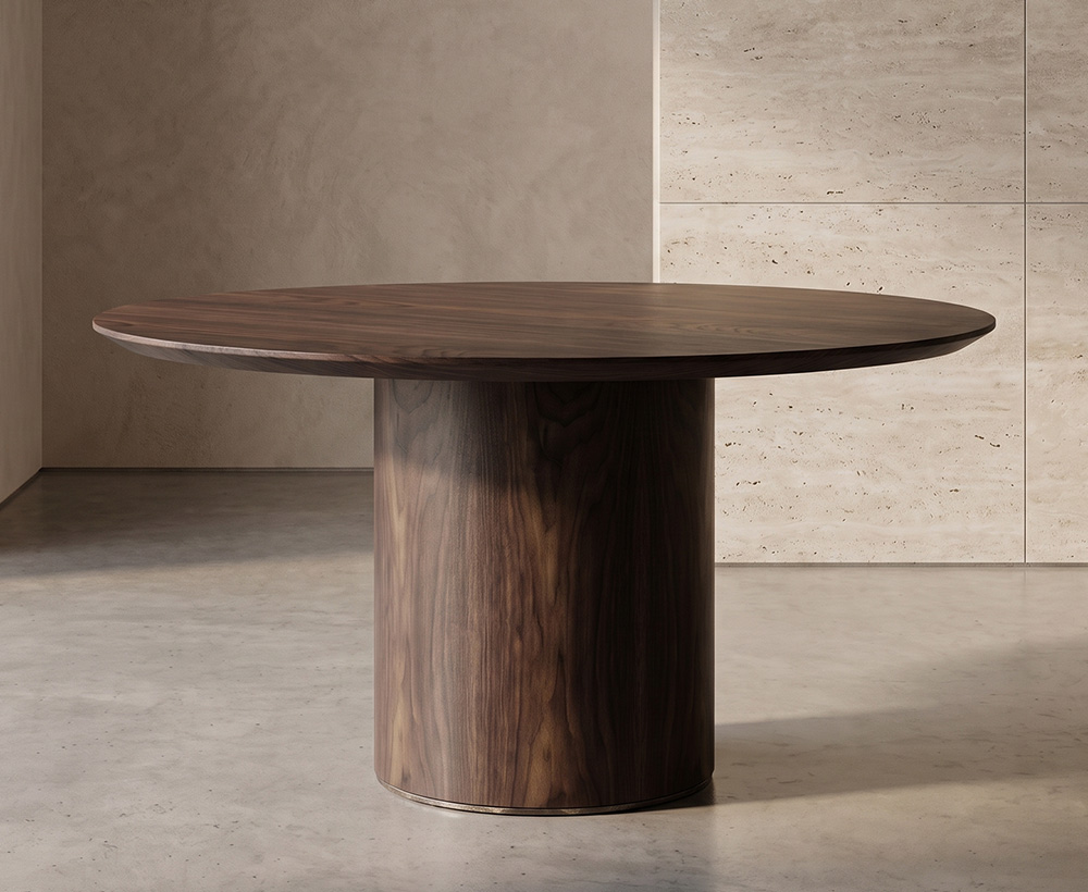 Austin 6 seater Ply wood Brown dining table