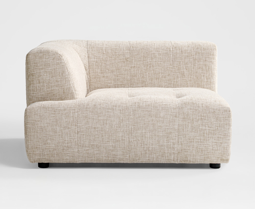 Choc Left Modular Sofa