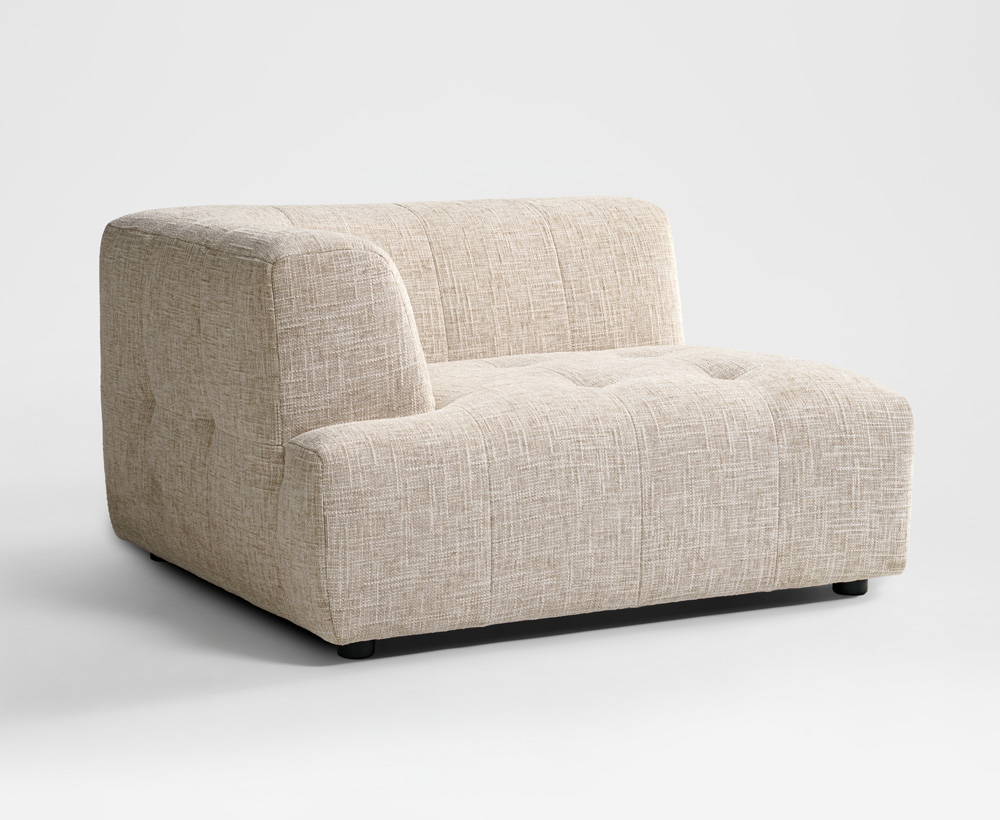 Choc Left Modular Sofa