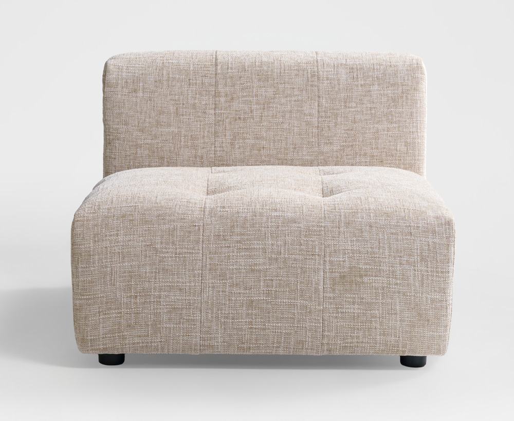 Choc Armless Modular Sofa