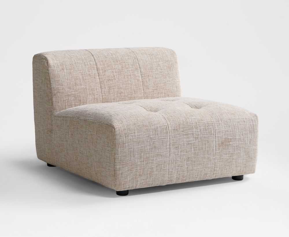 Choc Armless Modular Sofa