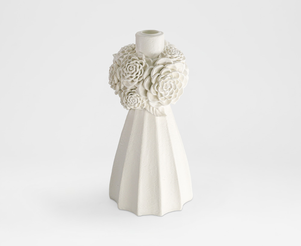 Roxie Resin Candleholder - 13.1X25.6 CM