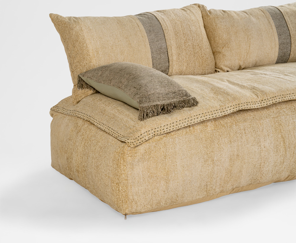 Fona S/6 Majlis 2Seater 200X80X80 ~ Beige