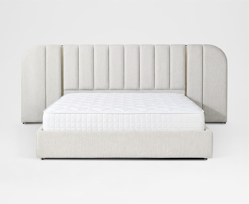 Remus King bed beige - 180x200 CM