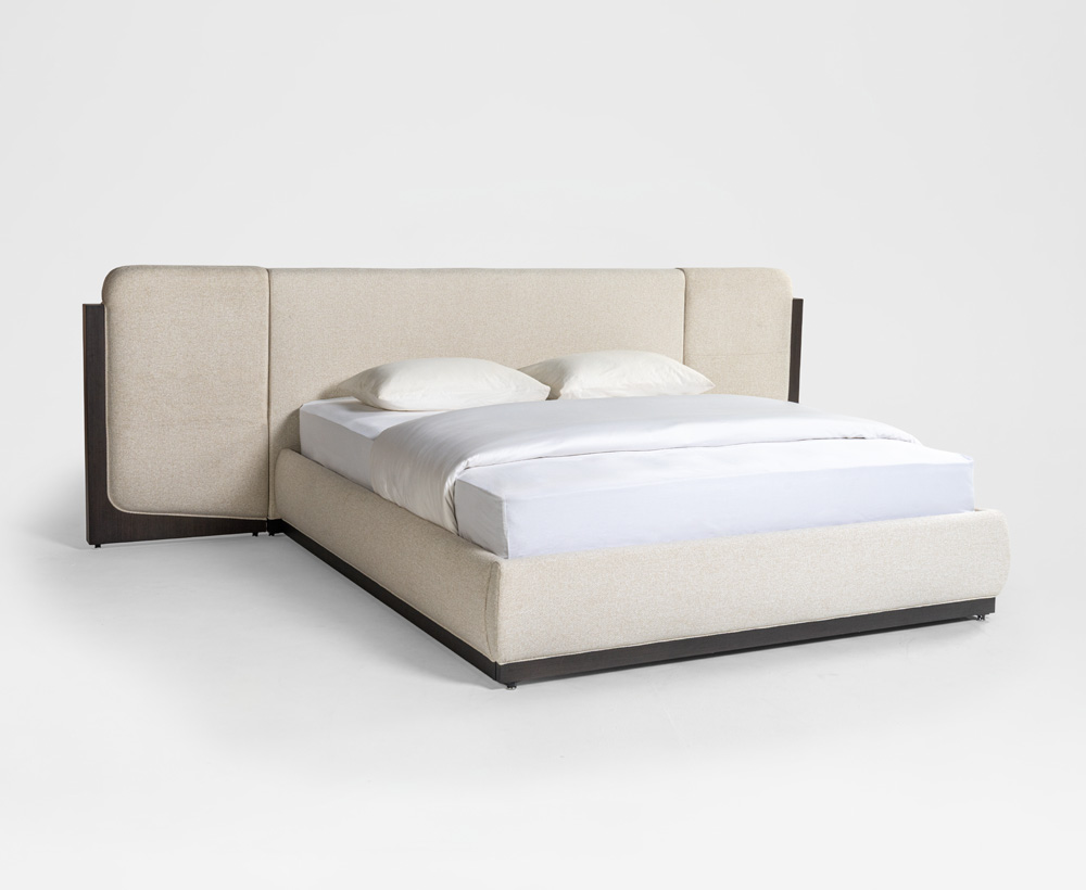 Samantha King bed beige - 180x200 CM