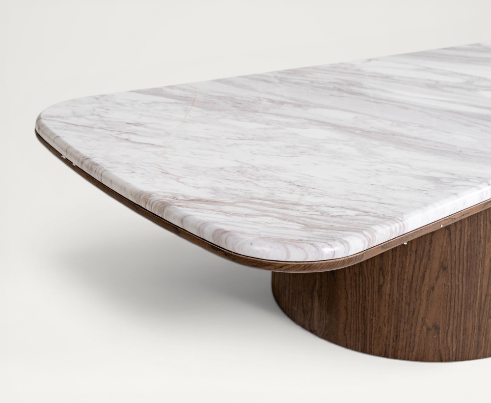 Melany Real Marble Top coffee table
