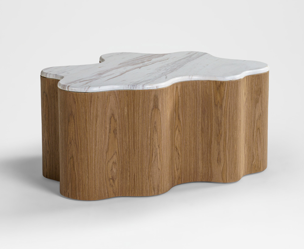Heston marble top coffee table