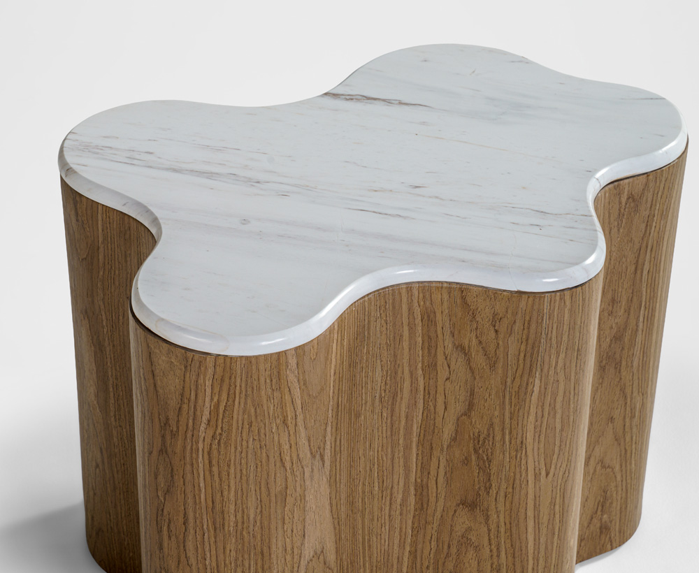 Heston marble top coffee table