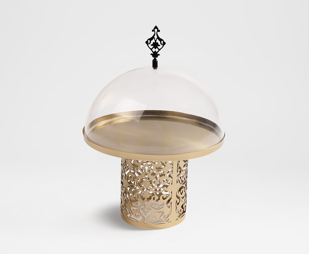Mirwa Acrylic Cake Holder - 25X25 CM