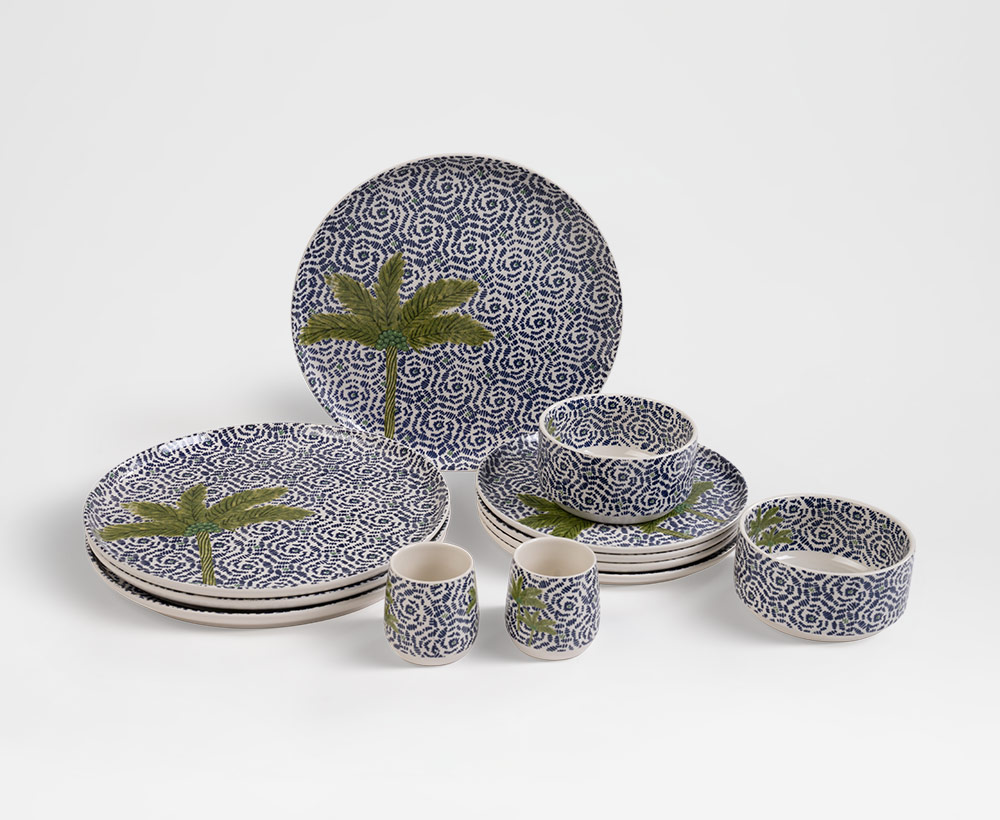Saaf 16 pieces Stoneware Dinner Set
