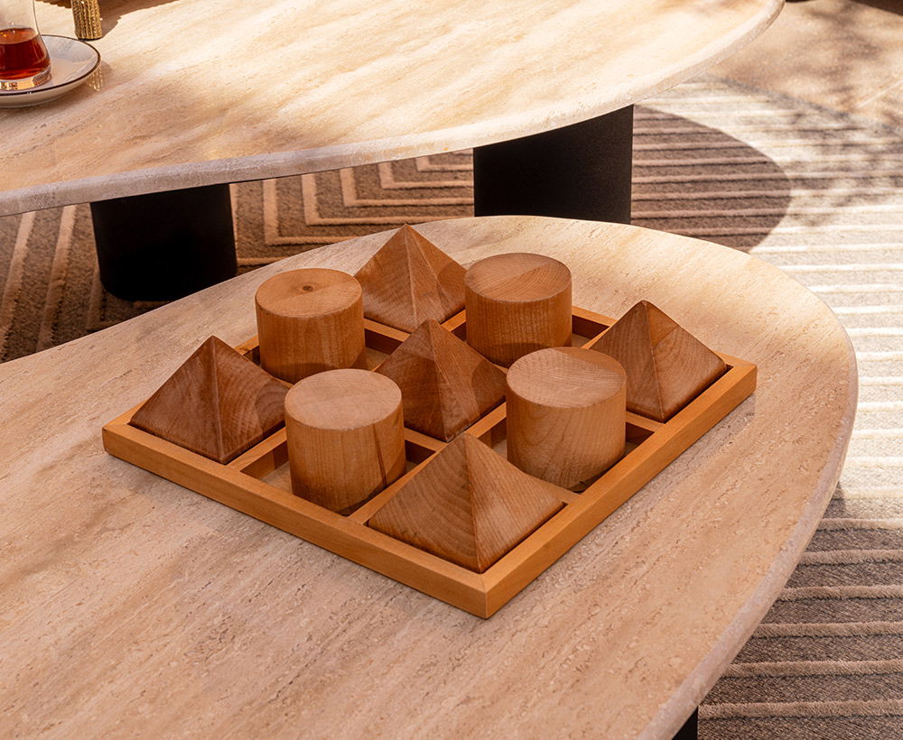 Jun Tic Tac Toe Set - 30X30X7.5 CM