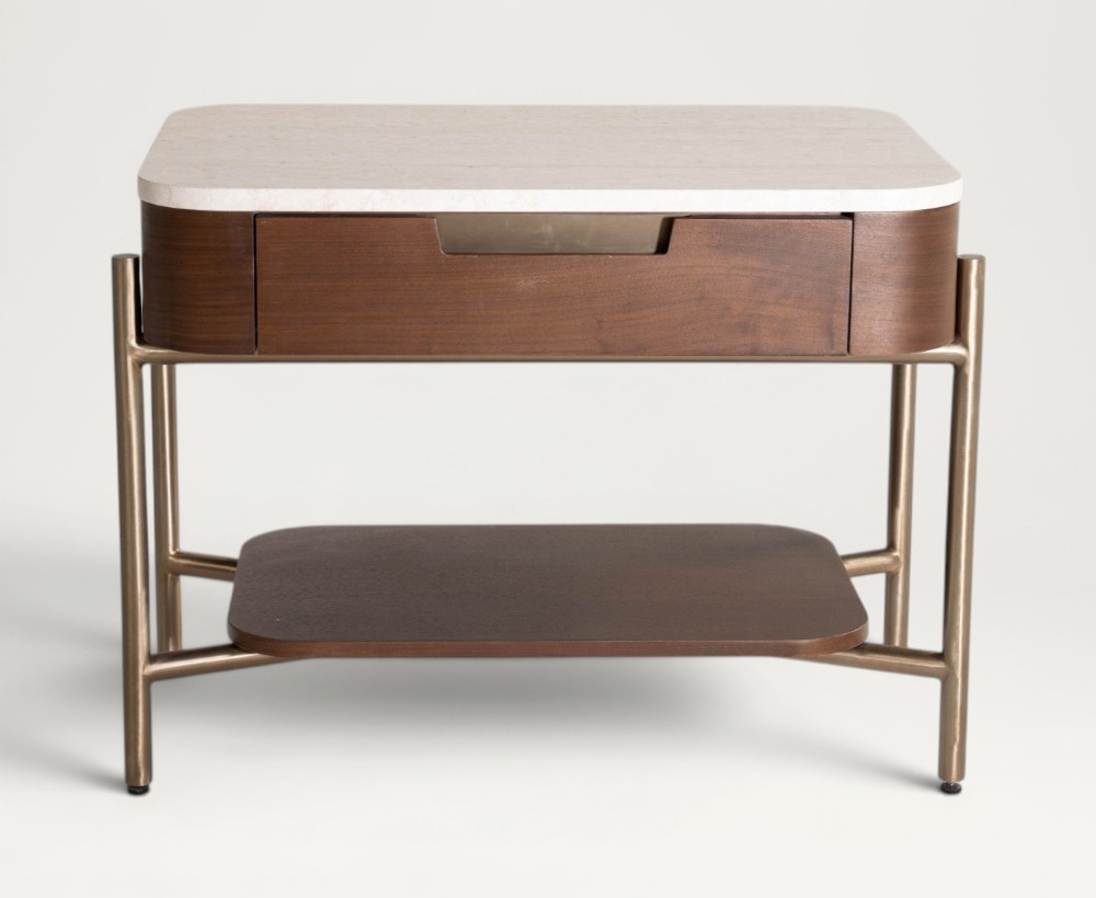 Lacerta Nightstand with single drawer