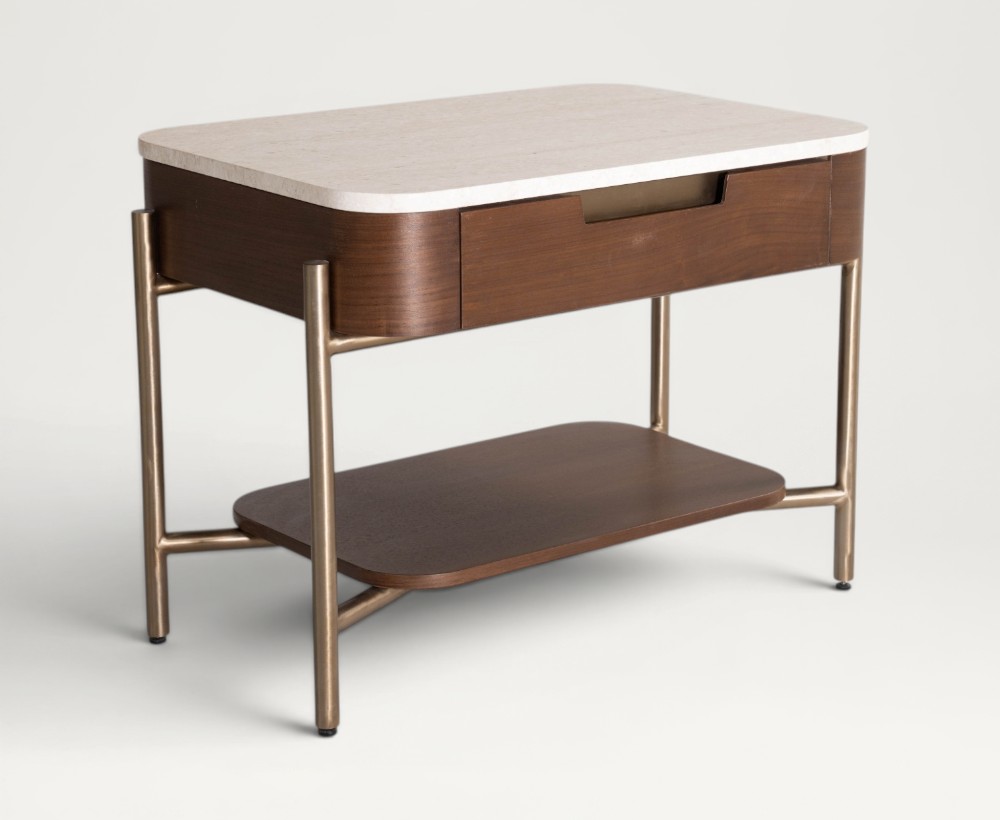 Lacerta Nightstand with single drawer