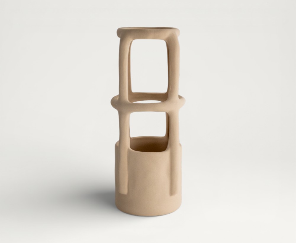 Allain Ceramic Vase - 25.30 CM
