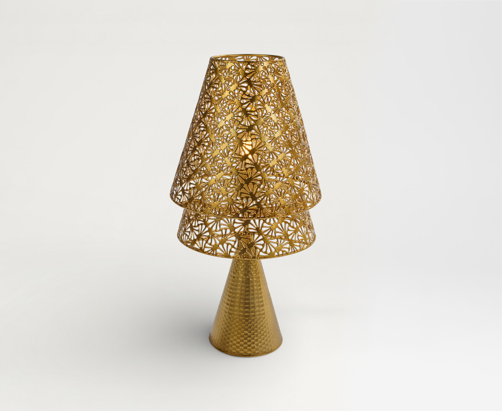 بريل مصباح طاولة من الحديد E27 - 60 سم