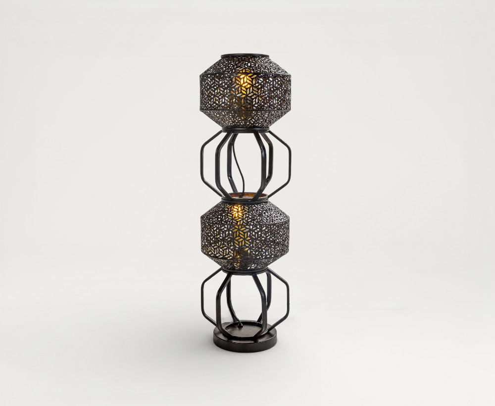 Hye Iron Floor Lamp 2L E27- 76 CM