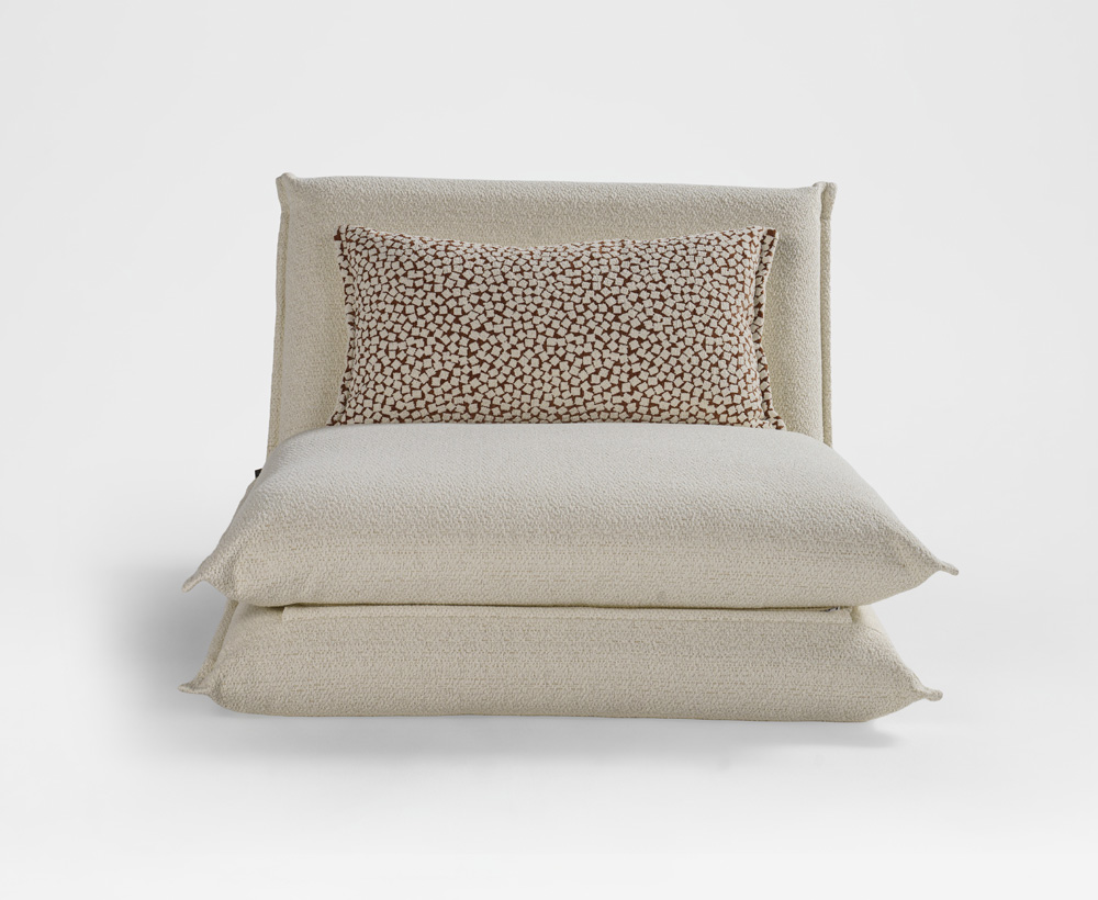 Marshmello Boucle Fabric Sofa Bed