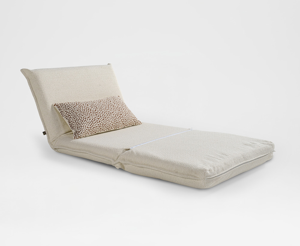 Marshmello Boucle Fabric Sofa Bed