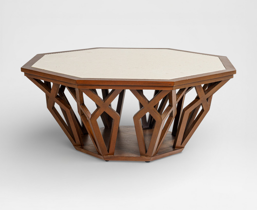 Celestia Marble Top Coffee Table