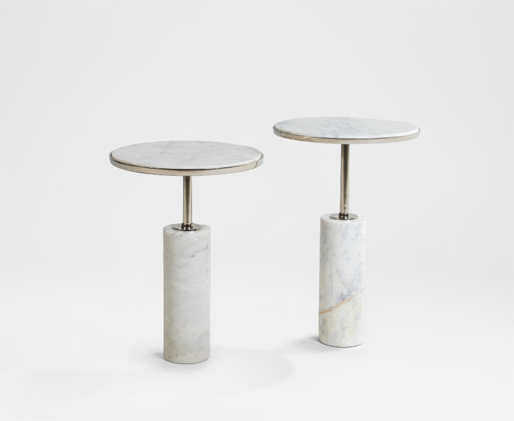 Pure S/2 nesting table white