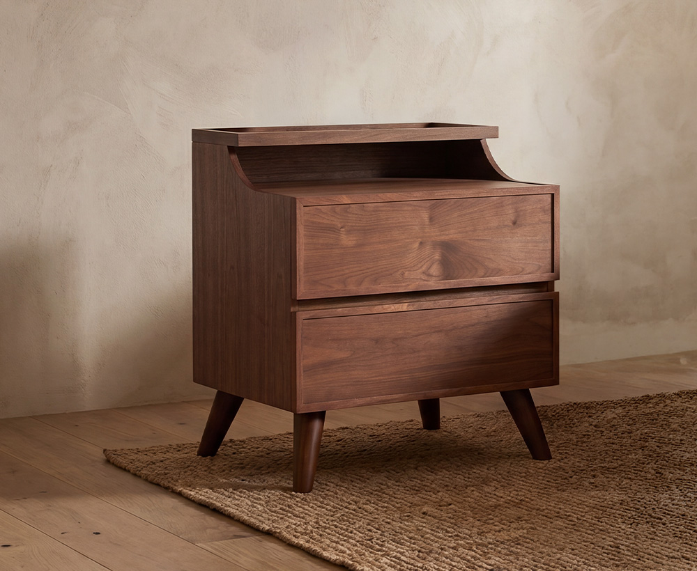 Bisbee Nightstand with 2 drawers