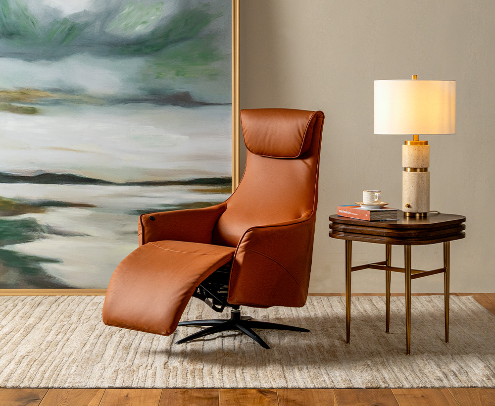 Aizen Fabric Recliner Sofa