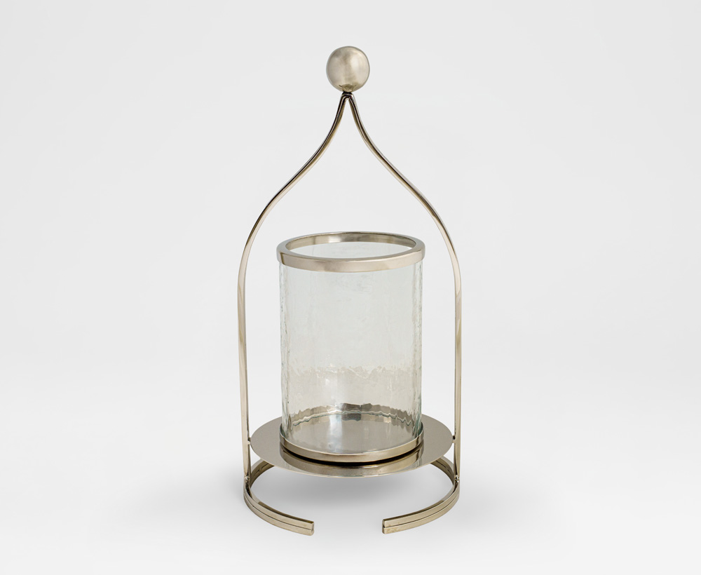 Jowi Stainless Steel Lantern - 20.2X18.5X40 CM
