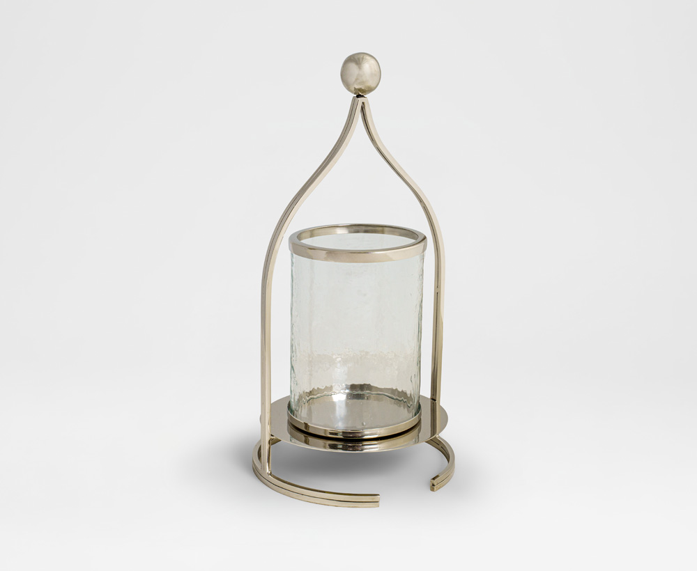 Jowi Stainless Steel Lantern - 20.2X18.5X40 CM