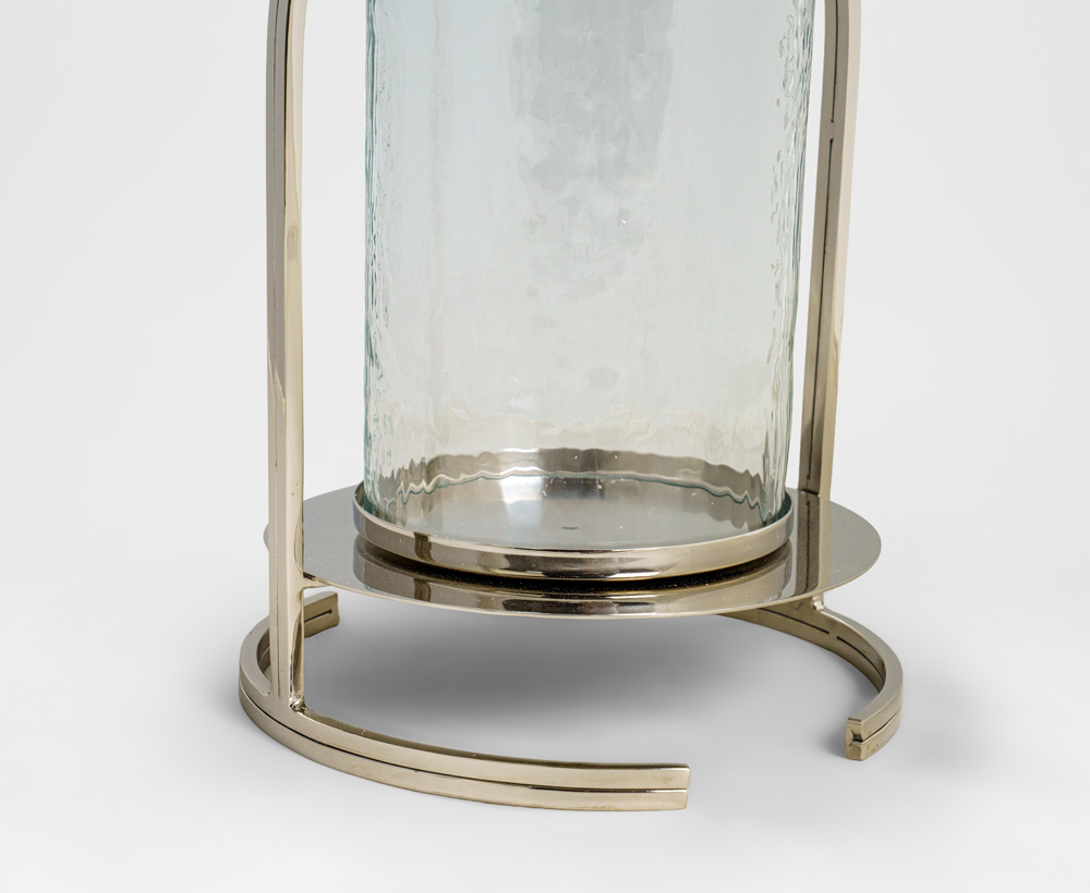 Jowi Stainless Steel Lantern - 20.2X18.5X40 CM