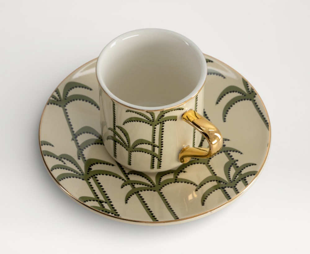 Palma Coffee Cup & Saucer - Set of 6 x 90 ml