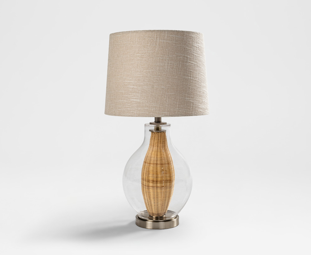 Tien Glass Table Lamp E27 - 70 CM