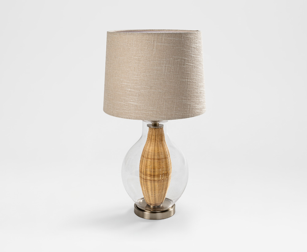 Tien Glass Table Lamp E27 - 70 CM