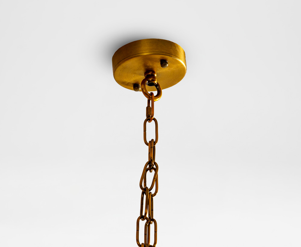 Hahn E14 8-lights Linen Chandelier