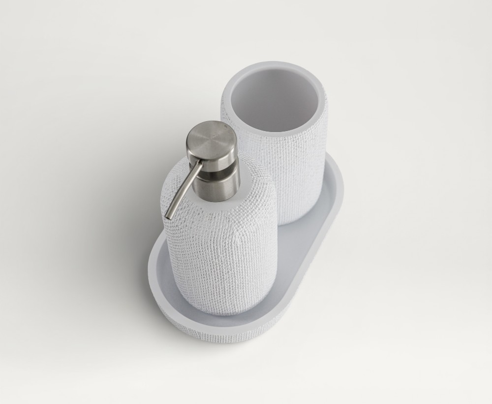 Lujain 3-Piece Bathroom Accessory Set