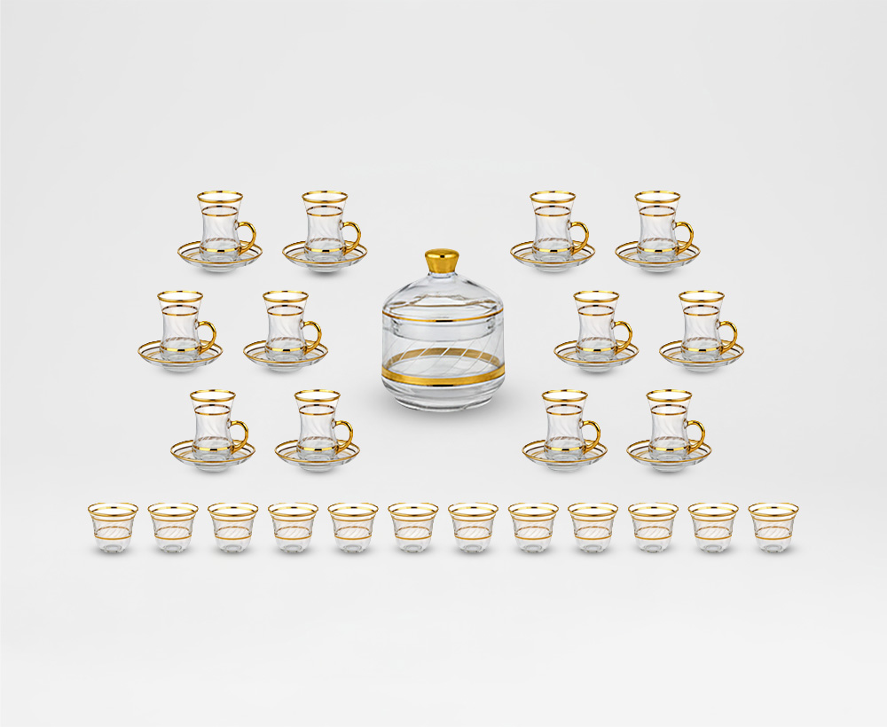Aureo 38-Piece Drinkware Set