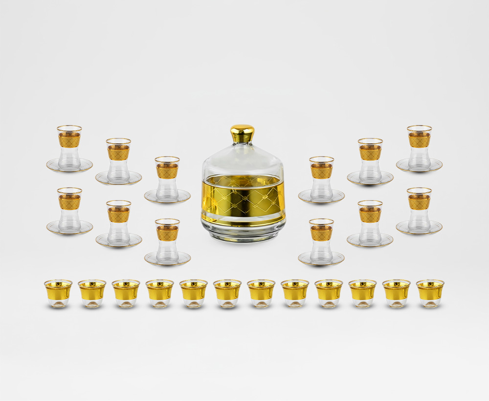 Dahab 38-Piece Drinkware Set