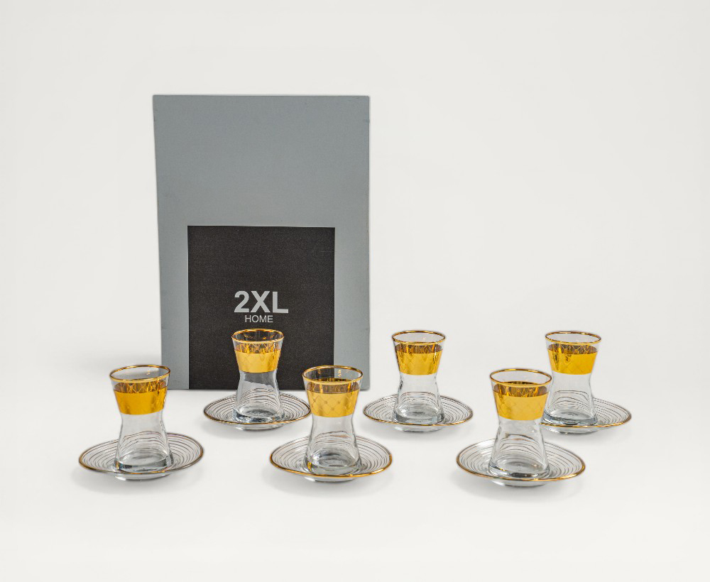 Dahab Tea cup & saucer set of 6 - 115 ML