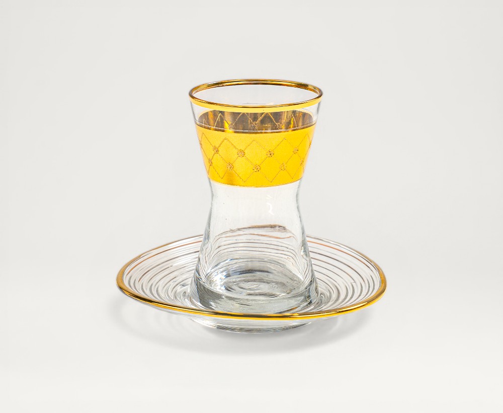 Dahab Tea cup & saucer set of 6 - 115 ML