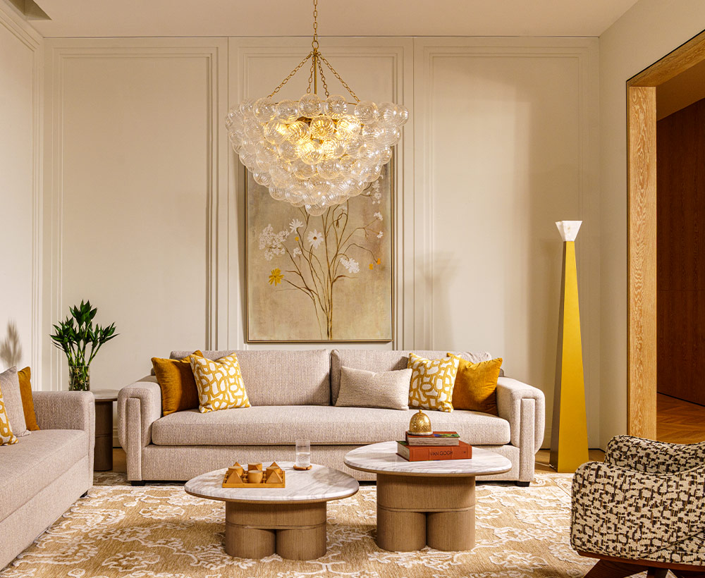 Malon E14 12-lights Glass Chandelier