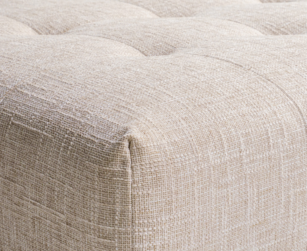 Choc Chenille modular Ottoman