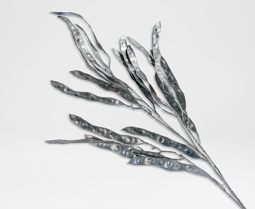 Artificial Hyacinth Spray Silver - 122 CM