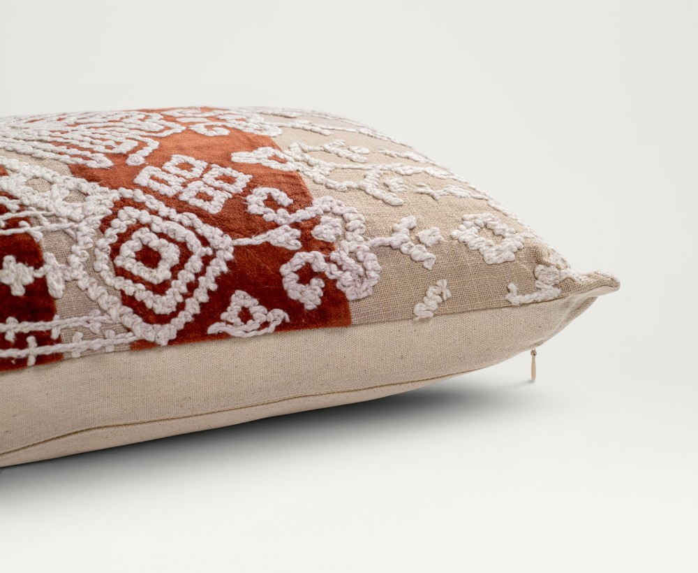 Oprah Cotton Filled Cushion - 35X80 CM