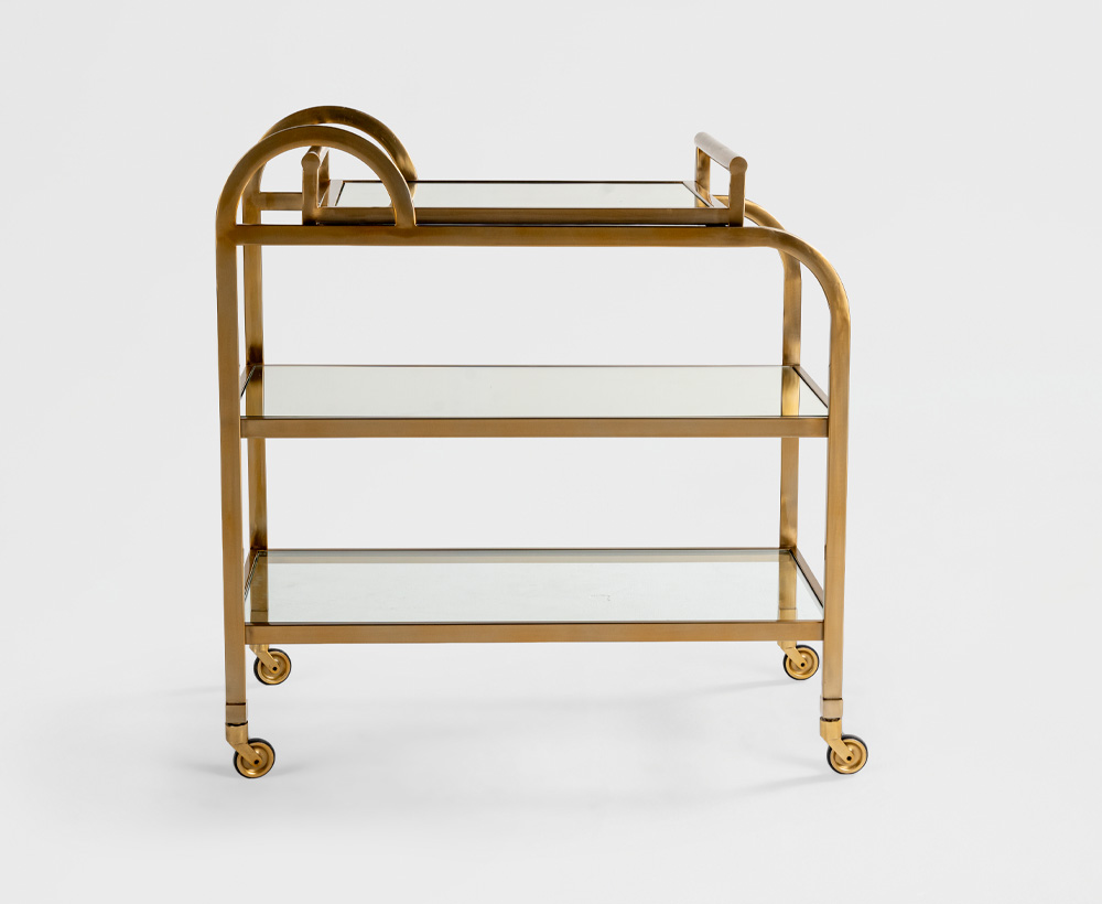 Lucius 3 tiers serving trolley-83x45x88 CM