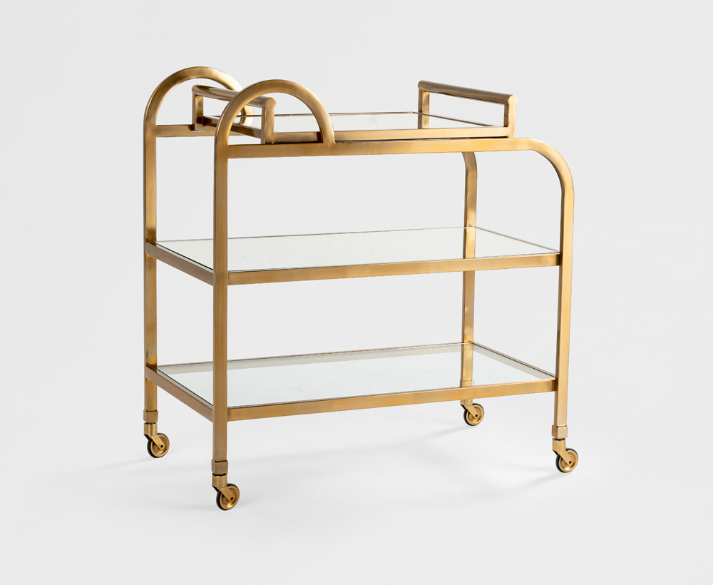 Lucius 3 tiers serving trolley-83x45x88 CM