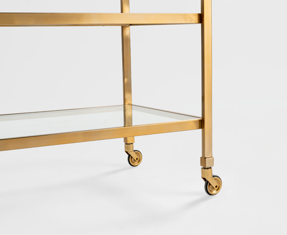 Lucius 3 tiers serving trolley-83x45x88 CM
