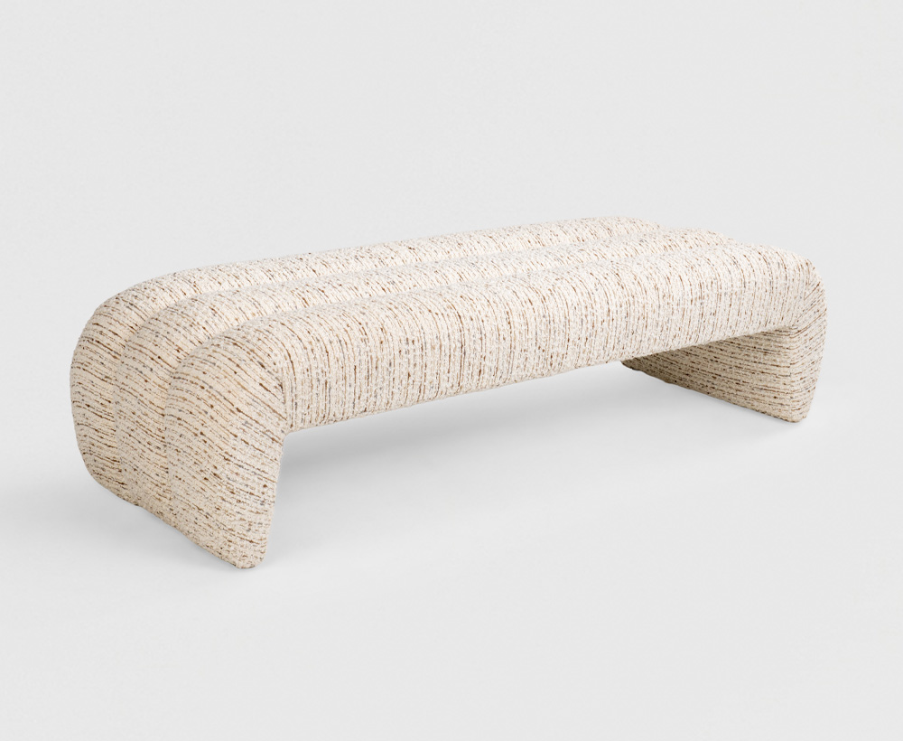 Venia bench 165x61x43 ivory