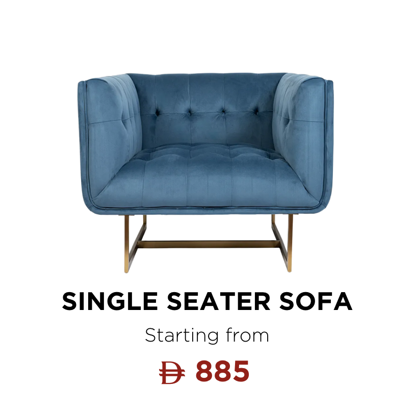 1 seater sofa